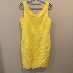 ANTONIO MELANI Yellow Sleeveless Dress